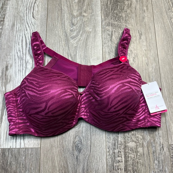 Ashley stewart Zebra Balconette Butterfly Bra - Picture 6 of 8